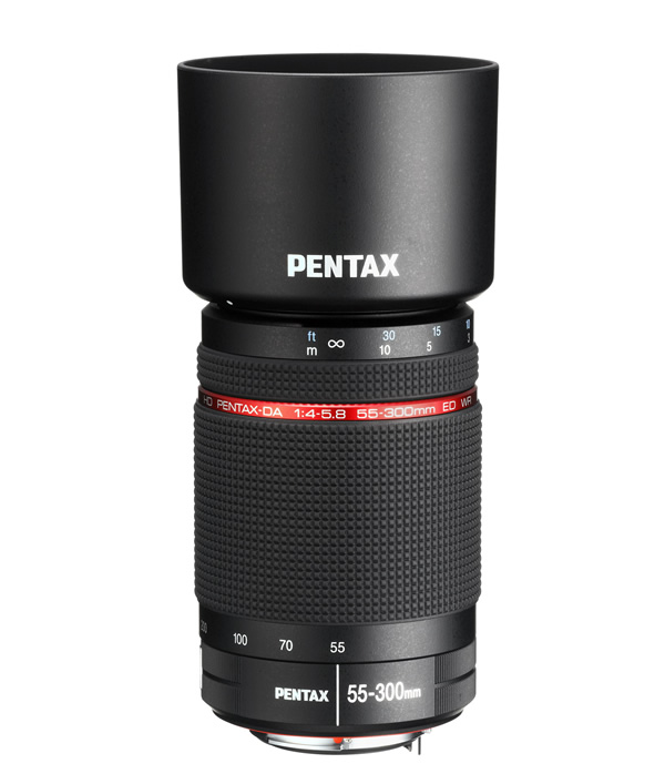 Kマウントデジタル一眼カメラ用交換レンズ 「HD PENTAX-DA 55-300mmF4-5.8ED WR」