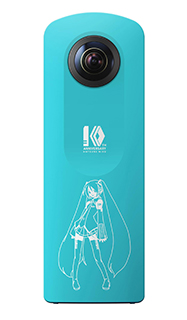 ワンショットで全天球撮影が楽しめる360 カメラ Ricoh Theta Sc Type Hatsune Miku 新発売 Ricoh Imaging