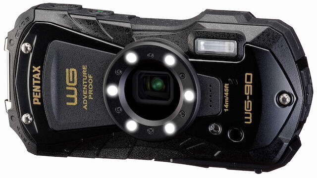 水深14mでの水中撮影が可能なコンパクトデジタルカメラ 「PENTAX WG-90 