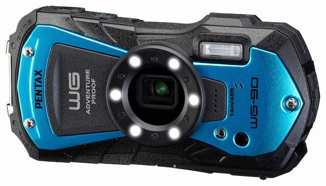 水深14mでの水中撮影が可能なコンパクトデジタルカメラ 「PENTAX WG-90 