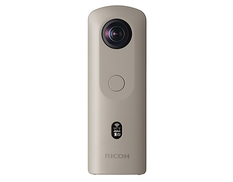 ワンショットで360°の全天球イメージを撮影できるカメラ「RICOH THETA ...