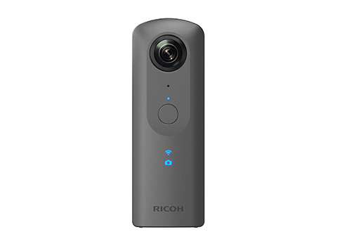 ワンショットで360°の全天球イメージを撮影できるカメラ「RICOH THETA