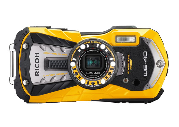 RICOH WG-40 and WG-40WDigital compact cameras for underwater