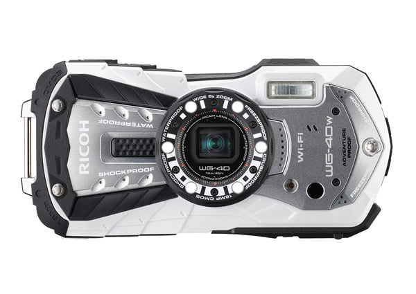RICOH WG-40 and WG-40WDigital compact cameras for underwater 