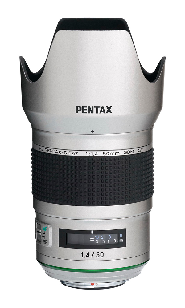 HD PENTAX-D FA★ 50mmF1.4 SDM AW Silver Edition